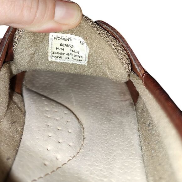 Sperry Top Sider Boatshoe Bluefish 2 Eye Tan Women 7M 9276632 Preppy Comfortable - Picture 4 of 7